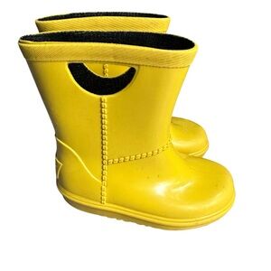 UGG Toddler Rahjee Yellow Rain Boots Size 8